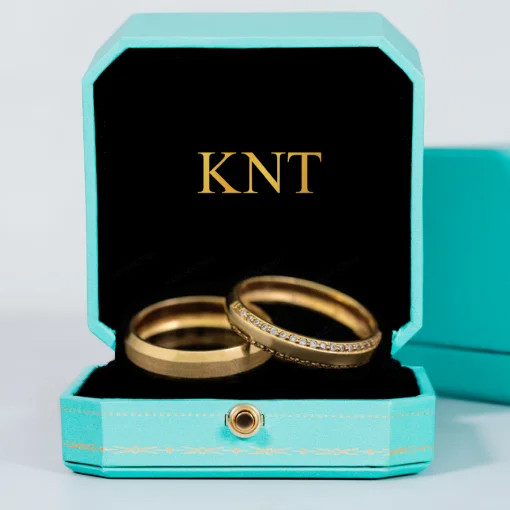 Nhẫn cưới E291 phong cách hiện đại và phá cách