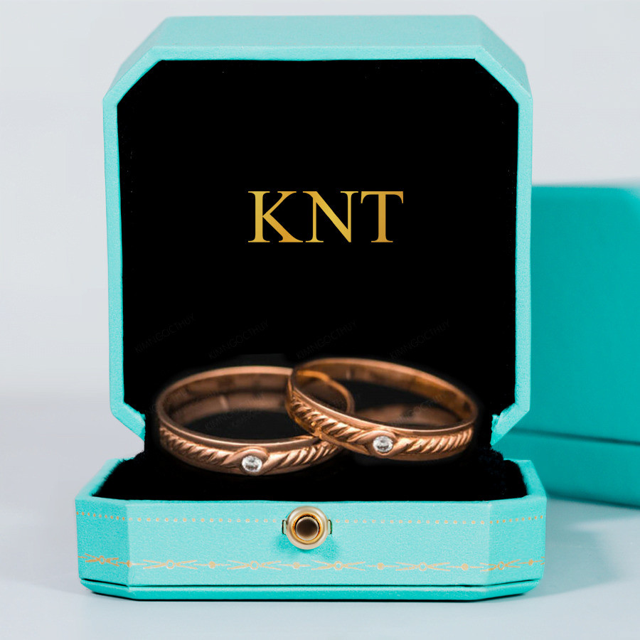 Nhẫn cưới E296 mang đậm phong cách cổ điển