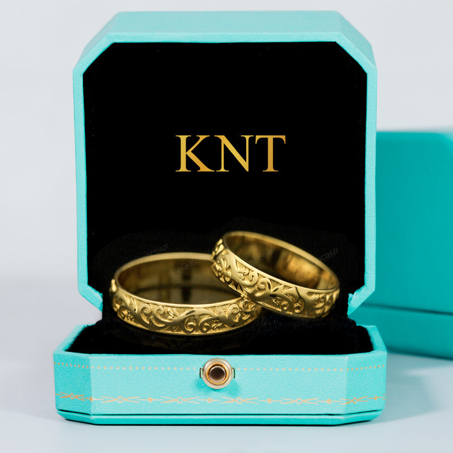 Nhẫn cưới F21 chất liệu vàng 10K/14K/18K tuỳ chọn