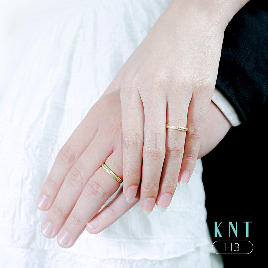 Nhẫn cưới H3 phù hợp cặp đôi yêu thích sự tinh tế