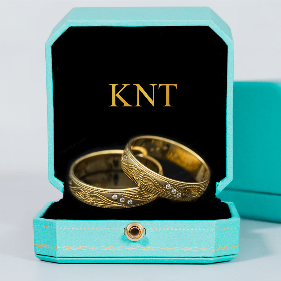 Nhẫn cưới J10 màu vàng vàng sang trọng