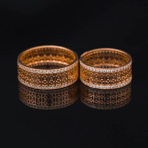 Nhẫn cưới J4 khắc tên miễn phí