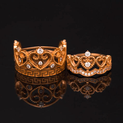 Nhẫn cưới J6 khắc tên miễn phí