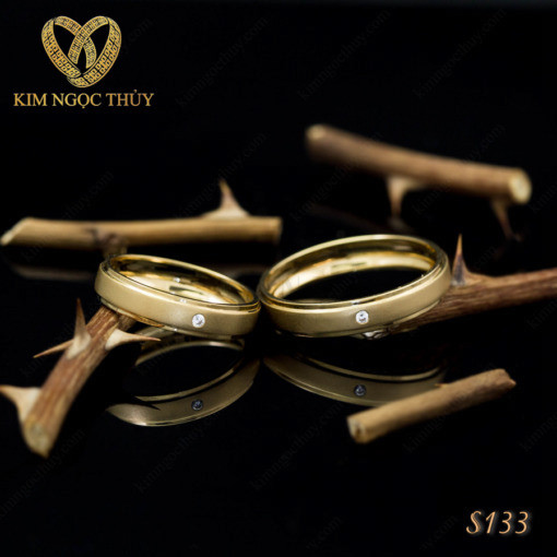 Nhẫn cưới S133 phù hợp với đa dạng phong cách