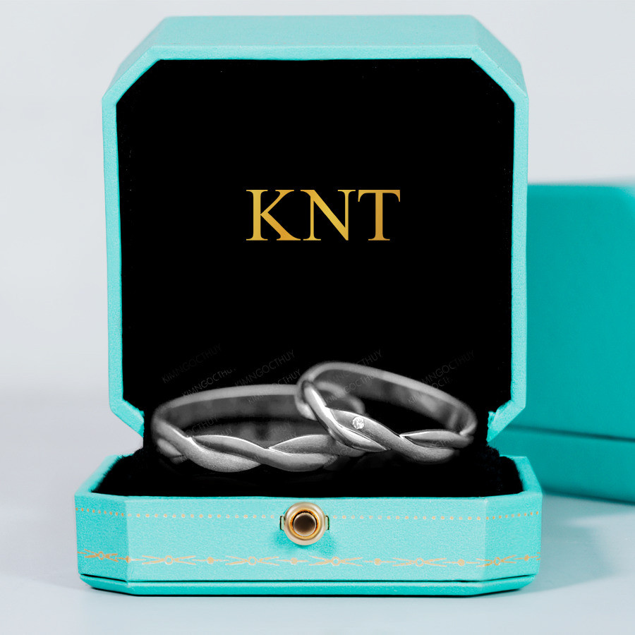 Nhẫn cưới S83 nhẫn nữ đính đá nhỏ lấp lánh