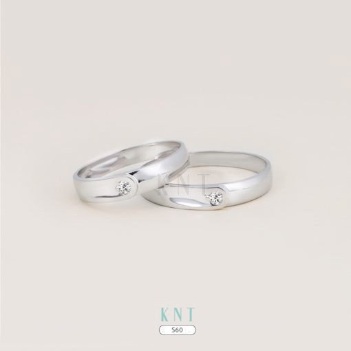 Nhẫn cưới S60 phong cách thiết kế hiện đại