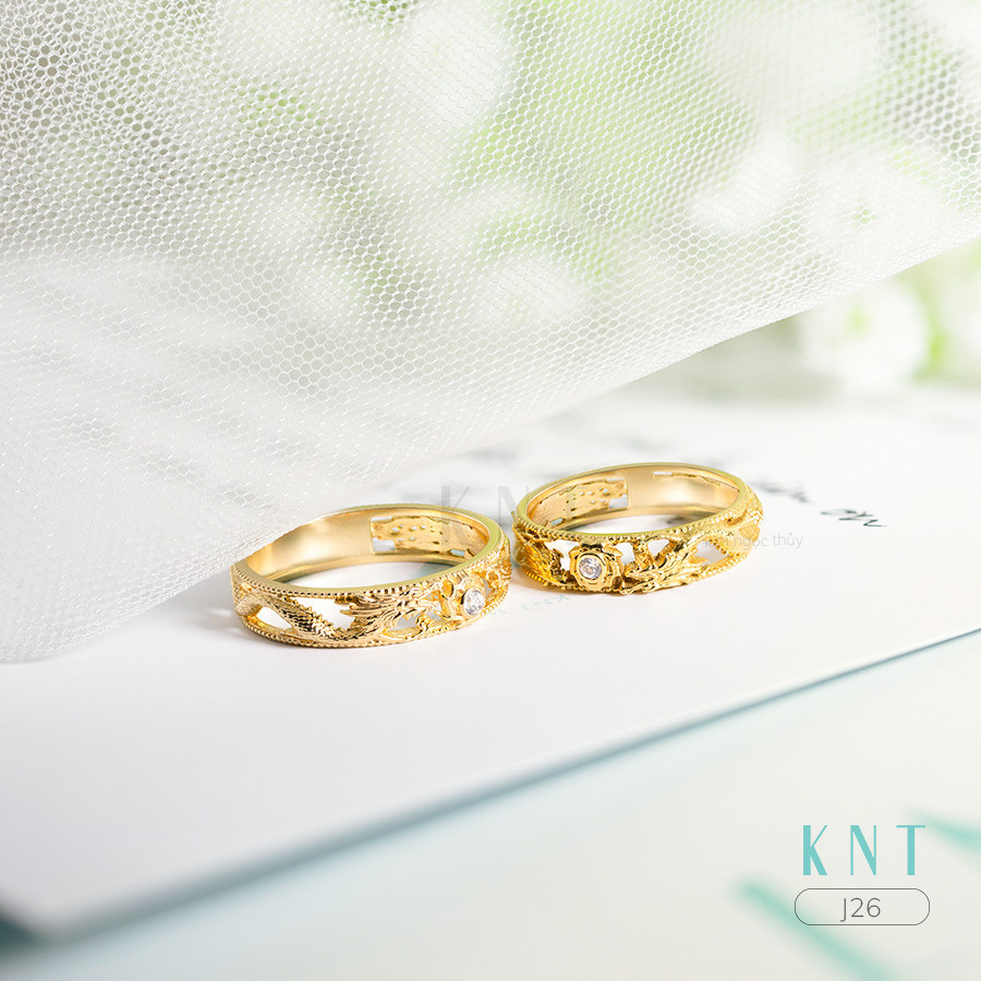 Nhẫn cưới rồng phụng J26 phù hợp với đa dạng phong cách