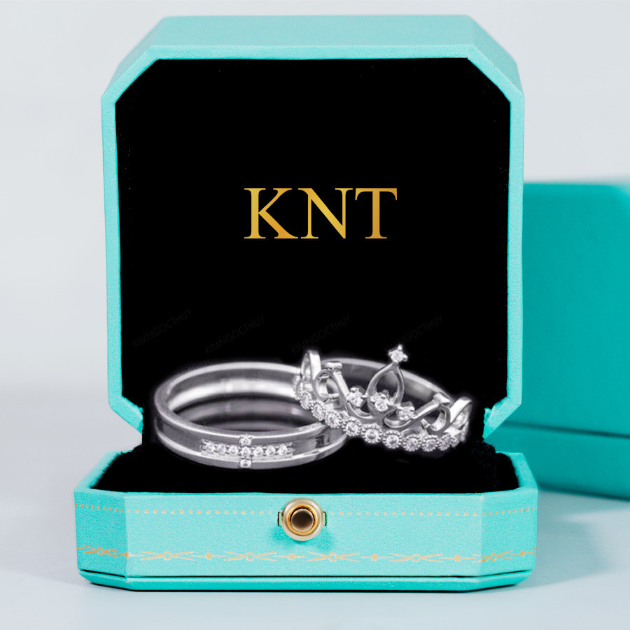 Nhẫn cưới F108 hoạ tiết chữ thập mạnh mẽ ở nhẫn nam