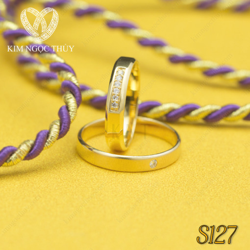 Nhẫn cưới S127 phù hợp với đa dạng phong cách