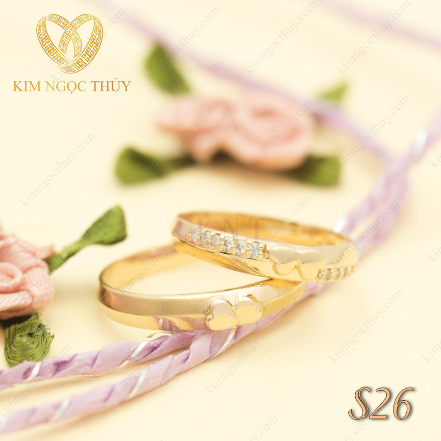 Nhẫn cưới S26 thiết kế sang trọng và ý nghĩa