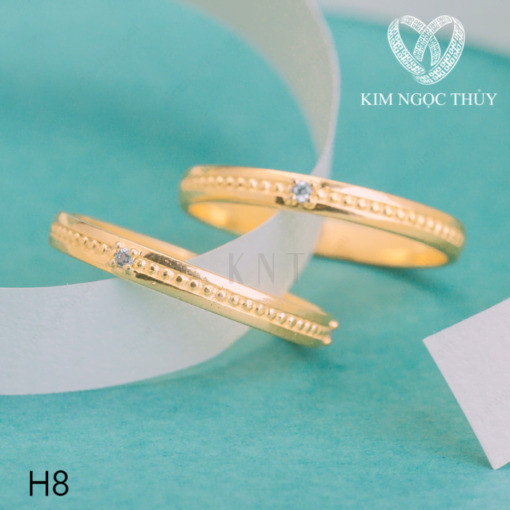 Nhẫn cưới H8 phù hợp với đa dạng phong cách