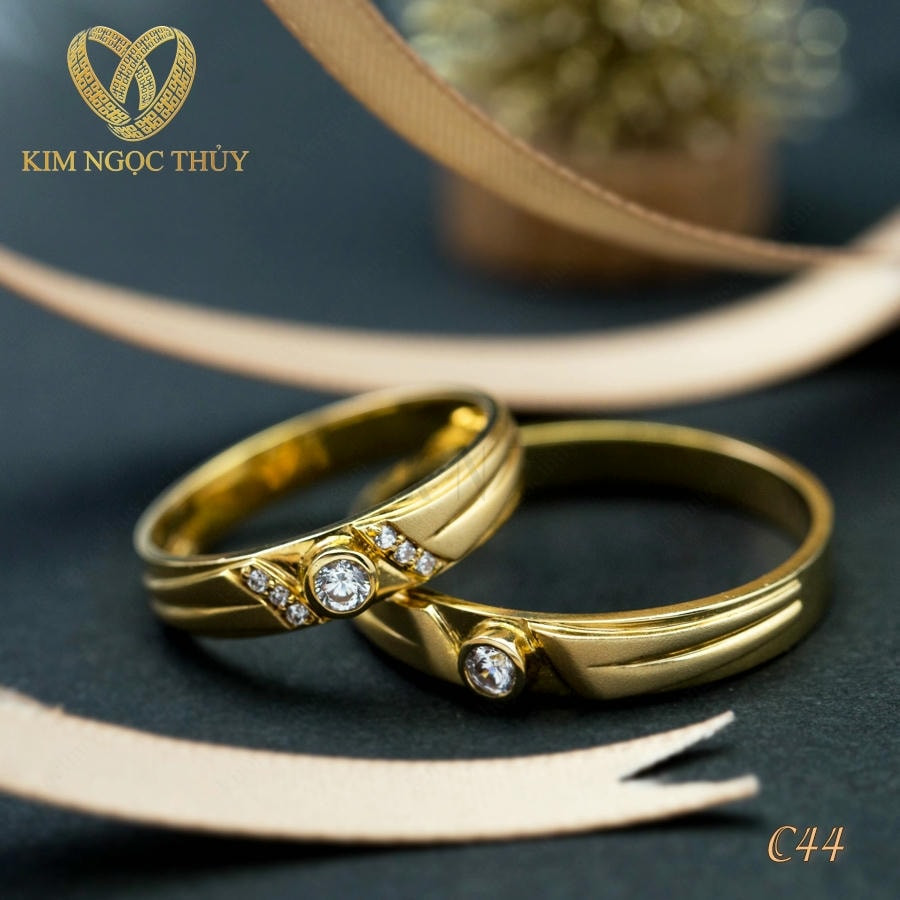 Nhẫn cưới C44 tượng trưng cho sự gắn kết vĩnh cửu và lời hứa trọn đời giữa hai tâm hồn đồng điệu