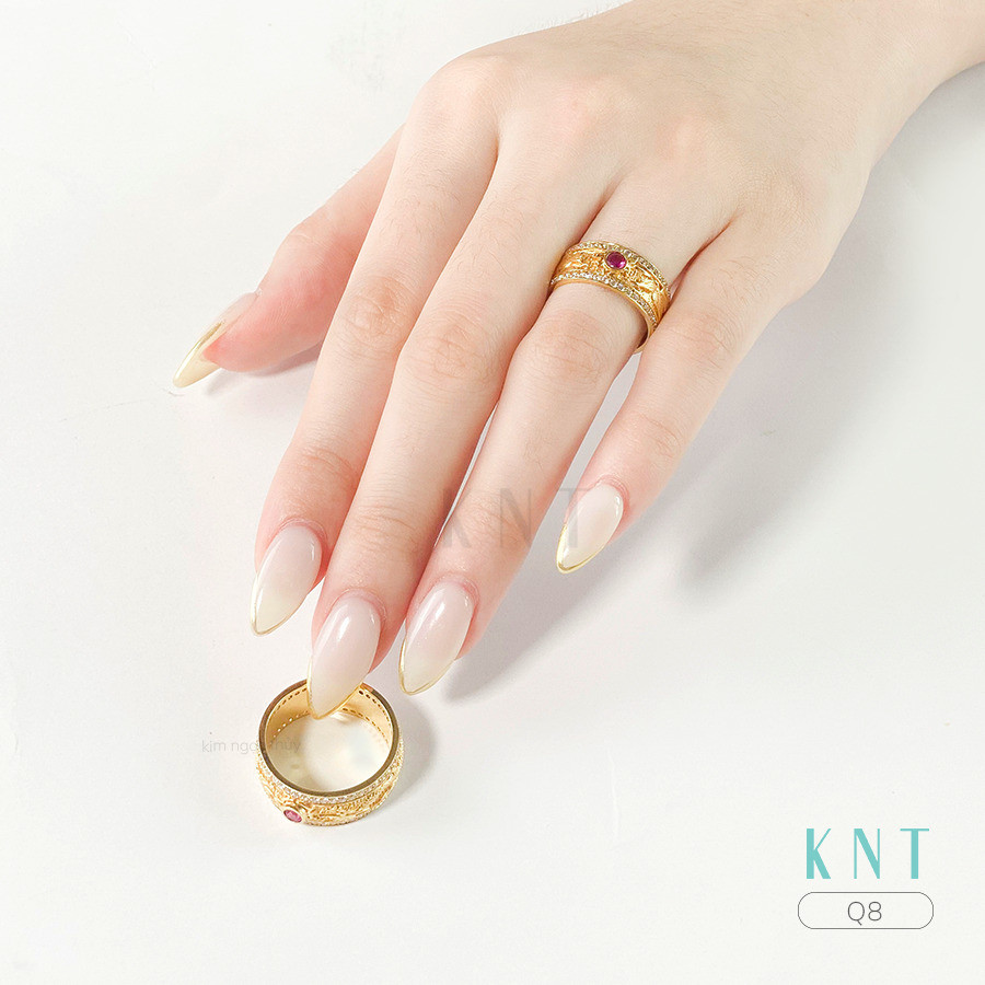 Nhẫn cưới rồng phụng Q8 mang đến cảm giác thoải mái khi đeo