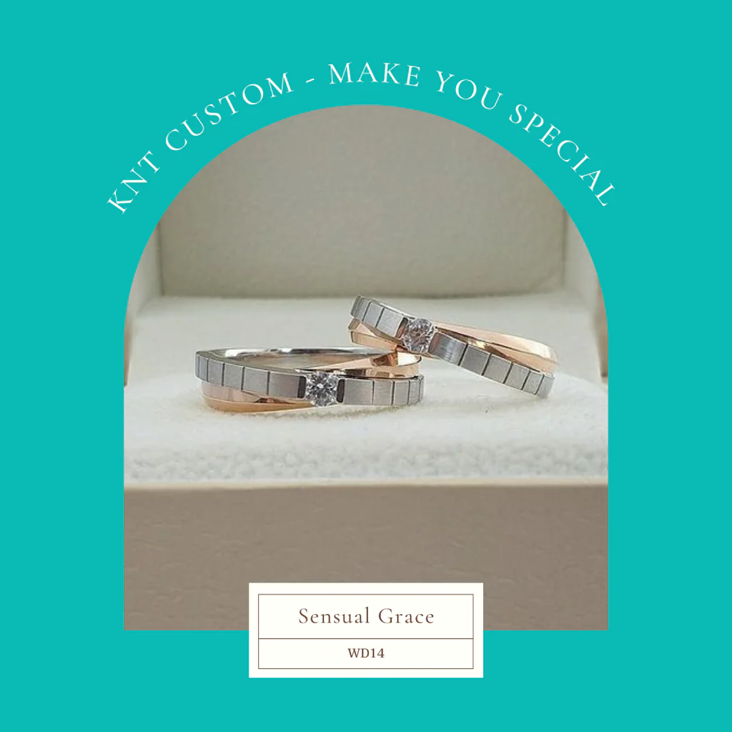 Nhẫn Cưới Thiết kế Sensual Grace - WD14 - Với thiết kế mới lạ
