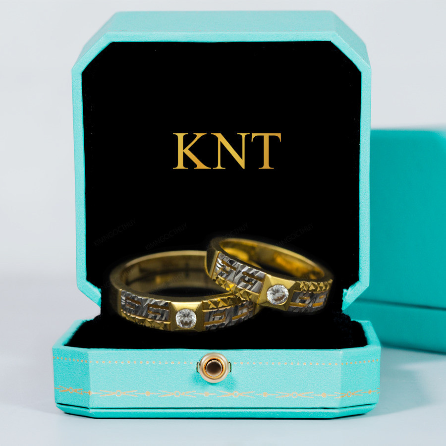 Nhẫn cưới SZ nhẫn nữ thiết kế tinh tế với hoạ tiết mềm mại