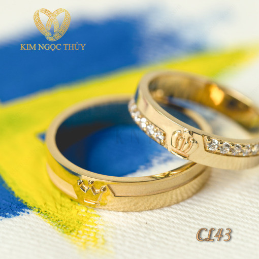 Nhẫn cưới CL43 phù hợp với nhiều cặp đôi