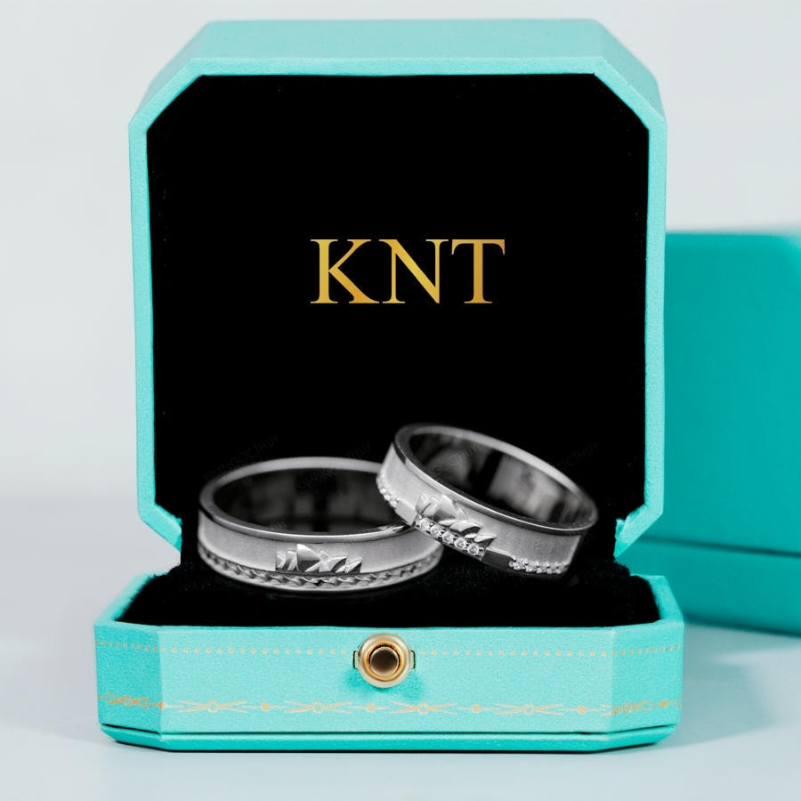 Nhẫn cưới CL44 mang biểu tượng tình yêu vĩnh cửu