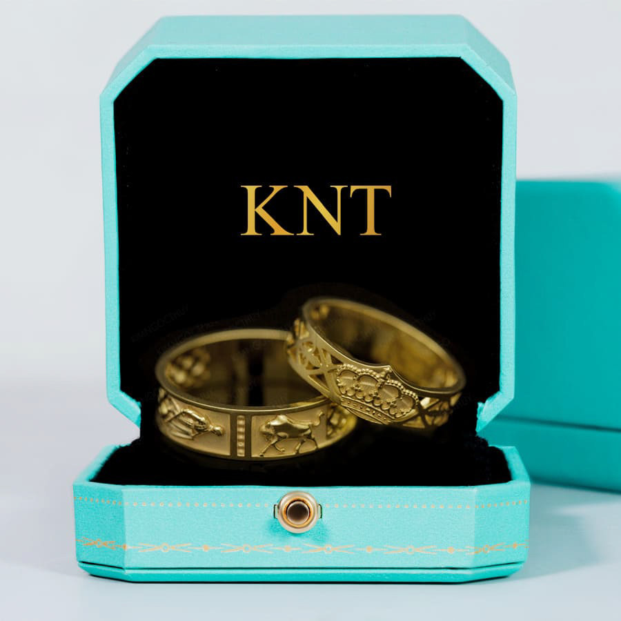 Nhẫn cưới CL53 thiết kế hài hoà giữa nhẫn nam và nữ