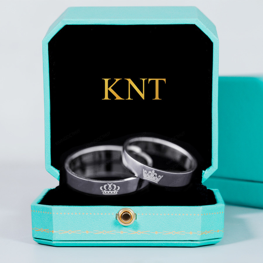 Nhẫn cưới H56 nhẫn nam nữ thiết kế đồng điệu