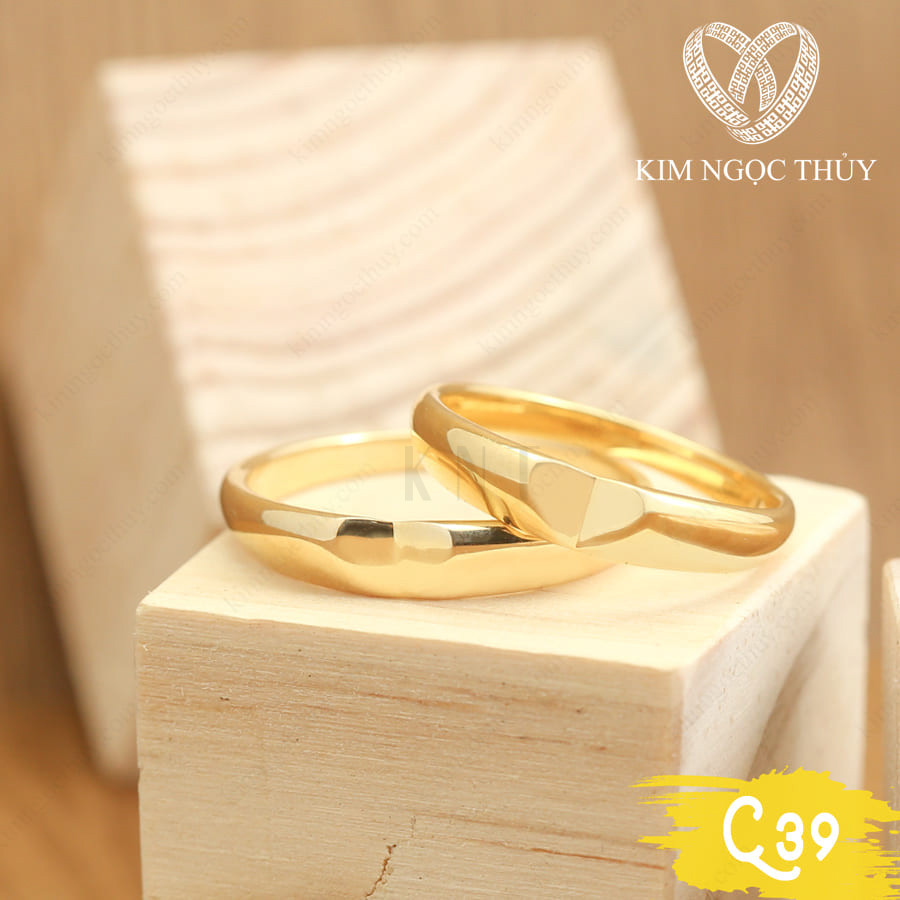 Nhẫn cưới C39 được chế tác từ chất liệu cao cấp