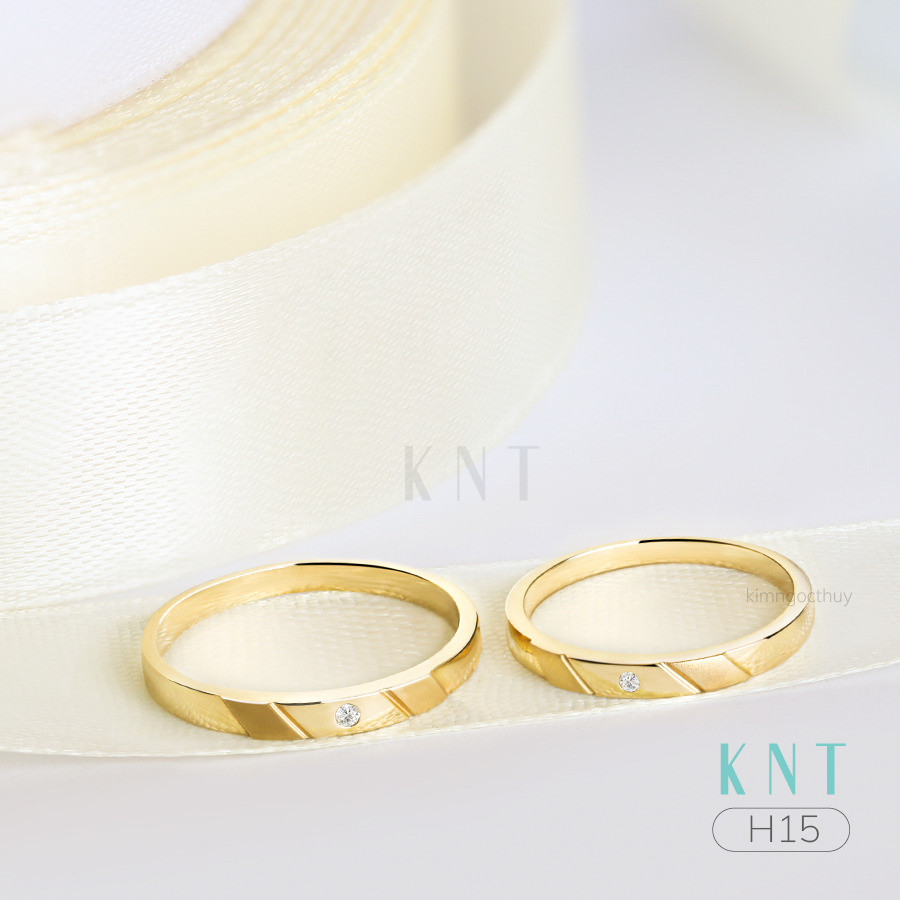 Nhẫn cưới H15 phù hợp với đa dạng phong cách