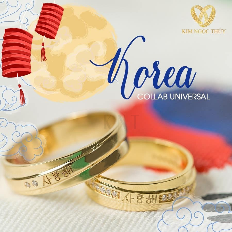 Nhẫn Cưới Collab Korea - CL40