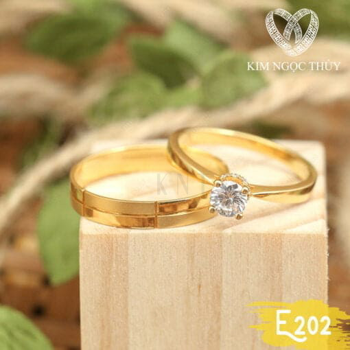 Nhẫn cưới E202 phù hợp với nhiều cặp đôi