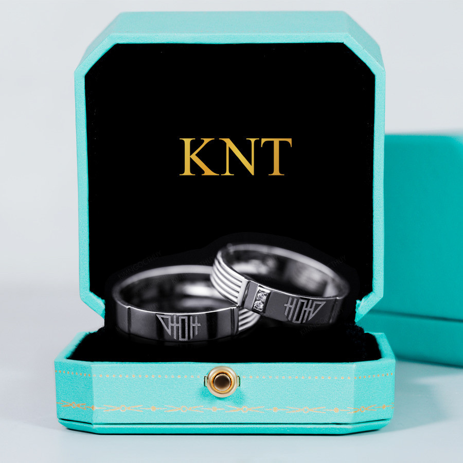 Nhẫn cưới S229 màu vàng trắng thanh lịch