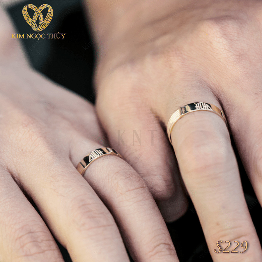 Nhẫn cưới S229 phù hợp với đa dạng phong cách