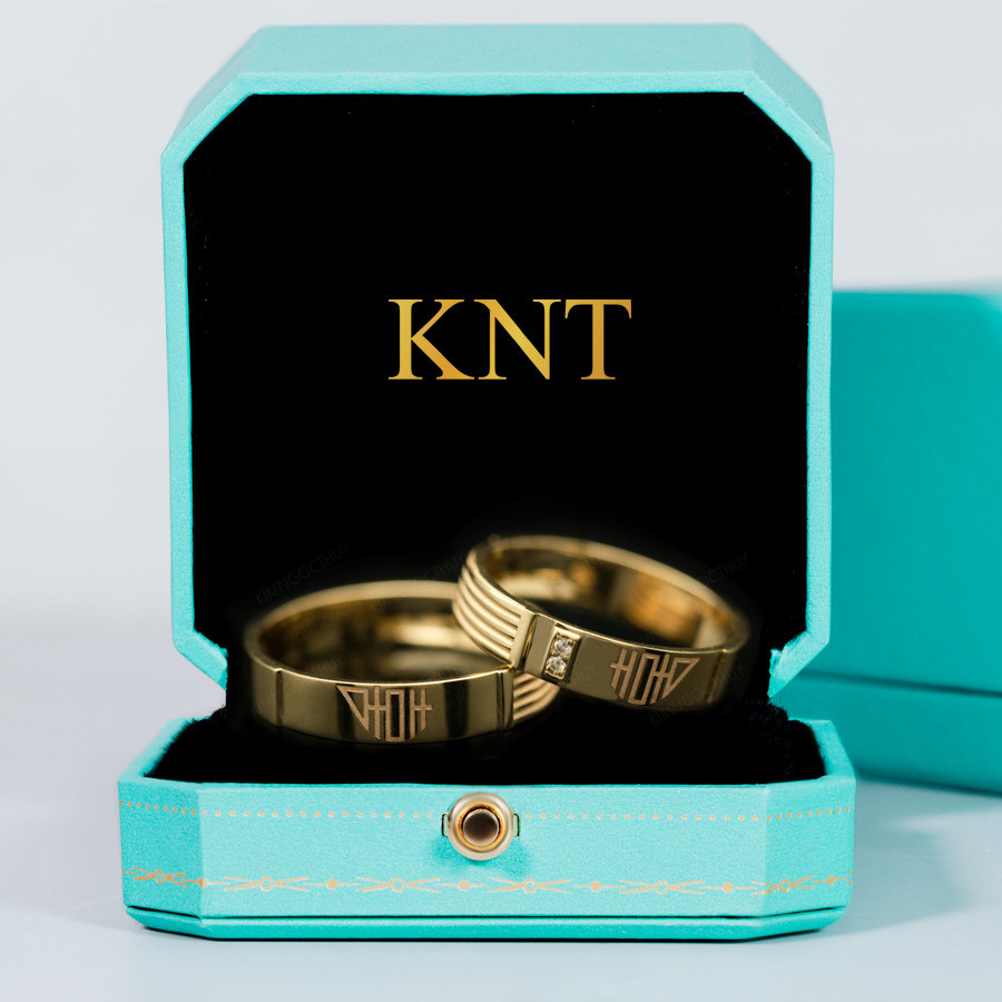 Nhẫn cưới S229 màu vàng vàng sang trọng