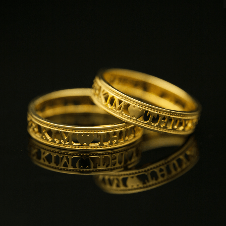 Nên khắc nội dung gì trên nhẫn cưới ý nghĩa nhất