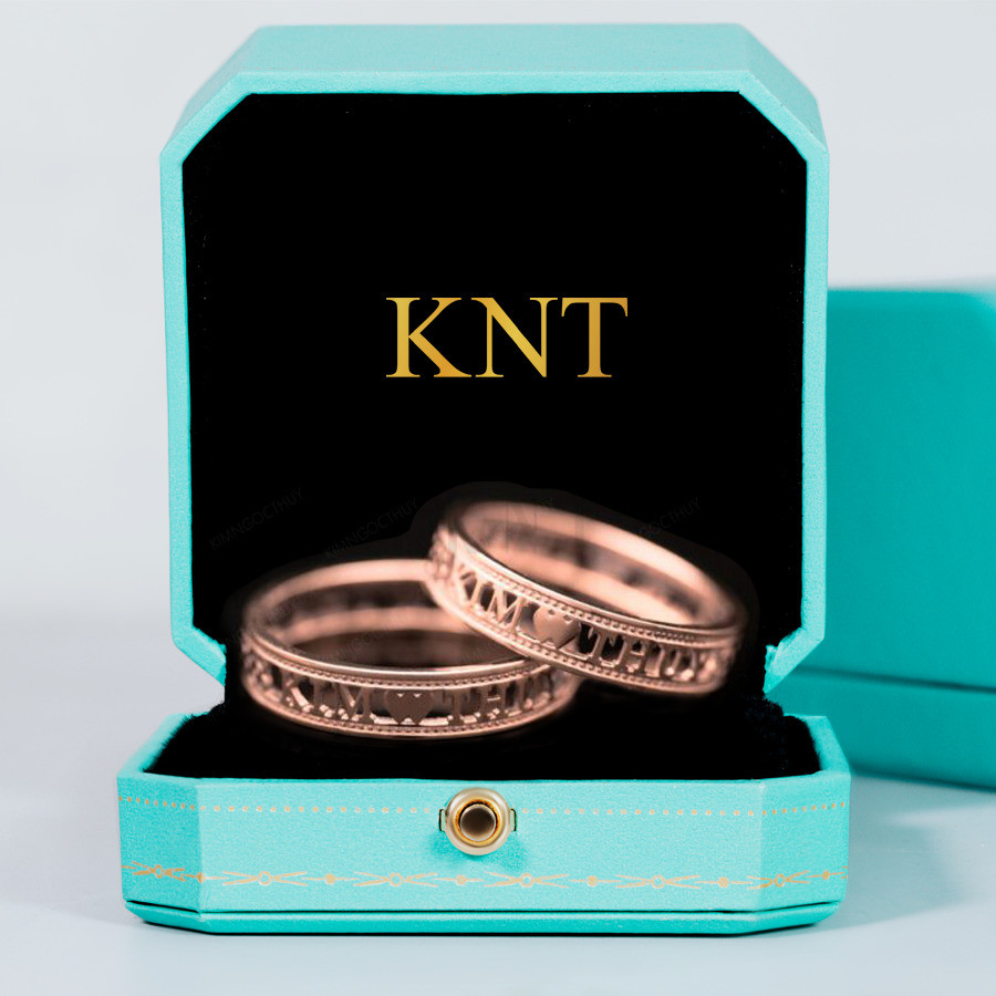 Nhẫn cưới F310 miễn phí khắc tên hoặc ngày cưới