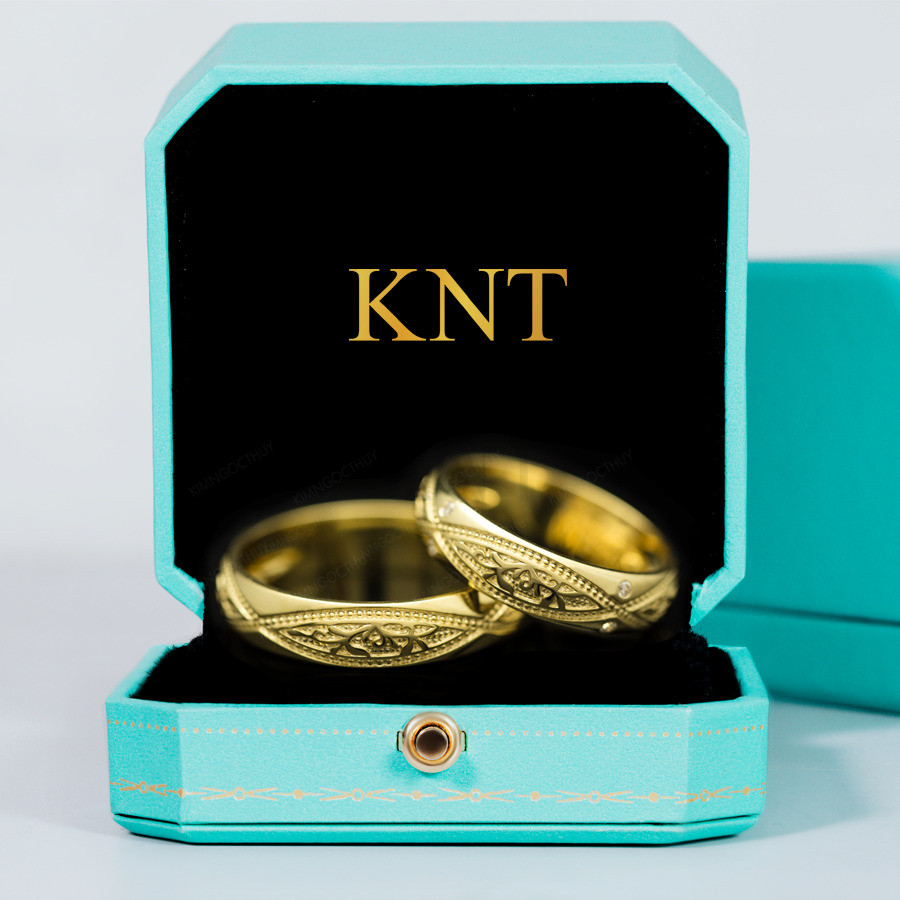 Nhẫn cưới J89 nhẫn nam thiết kế đơn giản nhưng mạnh mẽ
