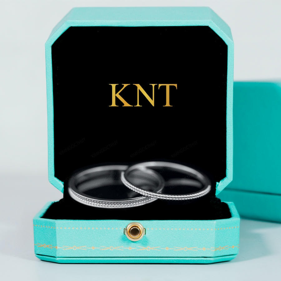 Nhẫn cặp vàng CV12 từ Kim Ngọc Thủy: Thiết kế hiện đại, mang nét đẹp độc đáo và mới lạ