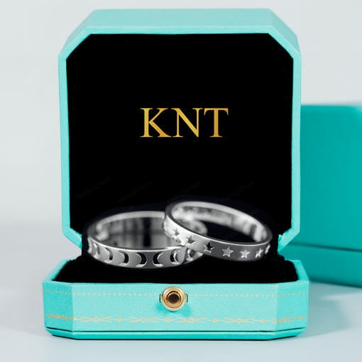 Nhẫn cặp vàng CV58 chất liệu vàng cao cấp và bền màu