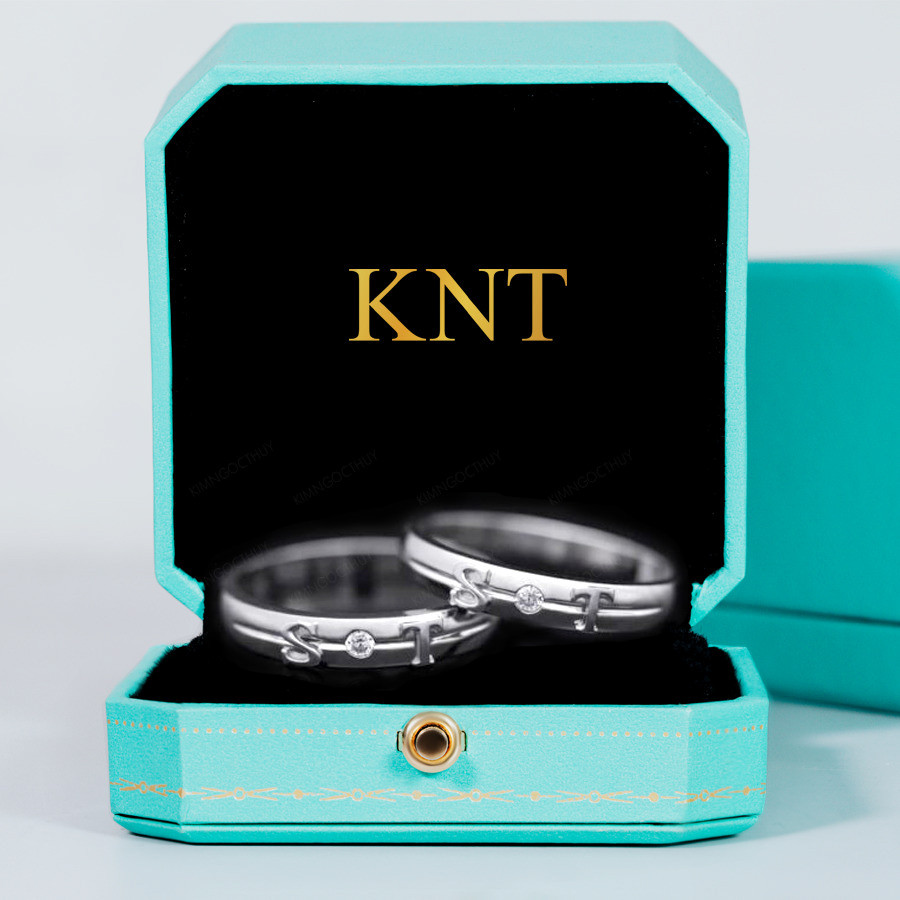 Nhẫn cưới TK F106 thiết kế hiện đại phù hợp nhiều phong cách