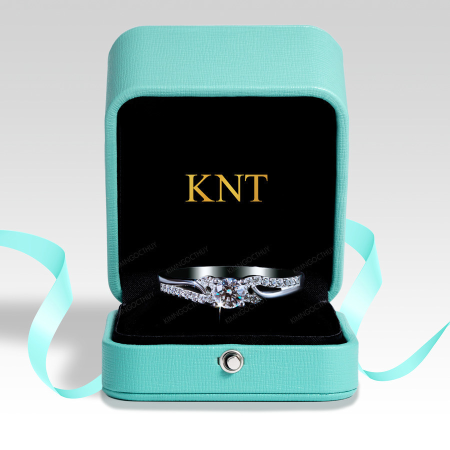 Nhẫn đính hôn R273 thiết kế đai kiểu split shank độc đáo