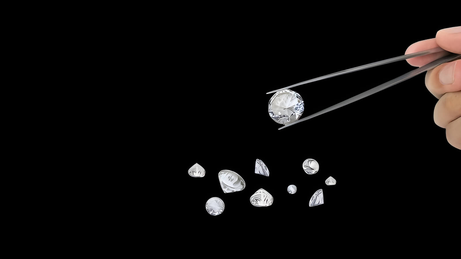 Phương pháp này chỉ có thể áp dụng nếu bạn có các viên đá mẫu chuẩn