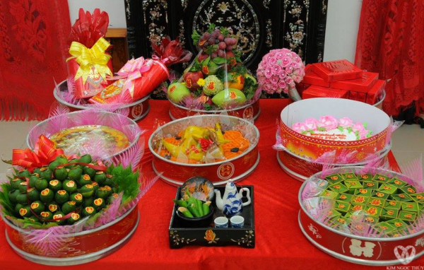 Quy trình tổ chức lễ ăn hỏi