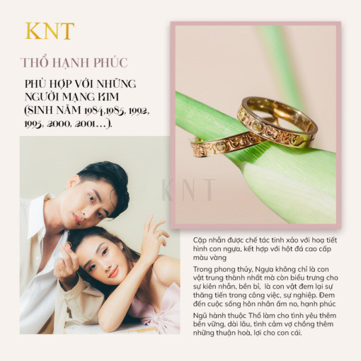 Nhẫn cưới Harmony A E859 Thổ Hạnh Phúc