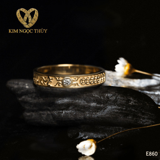 Nhẫn cưới Harmony A E860 thiết kế sang trọng và thanh lịch