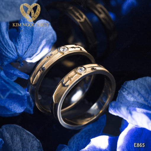 Nhẫn cưới Harmony A E865 phù hợp với đa dạng phong cách