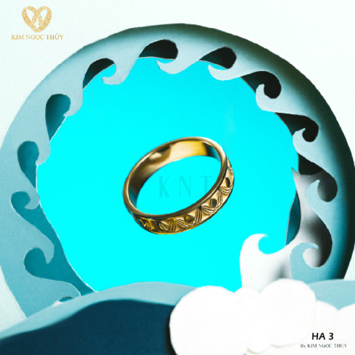 Nhẫn cưới Harmony E Aqua HA3 + HAR3 phù hợp với đa dạng phong cách