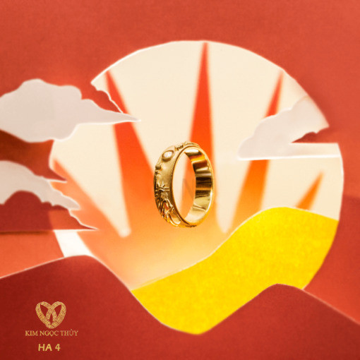 Nhẫn cưới Harmony E Flame HA4 + HAR4 là biểu tượng của tình yêu vĩnh cữu