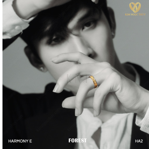 Nhẫn cưới Harmony E Forest HA2 + HAR2 thiết kế thanh lịch và tinh tế
