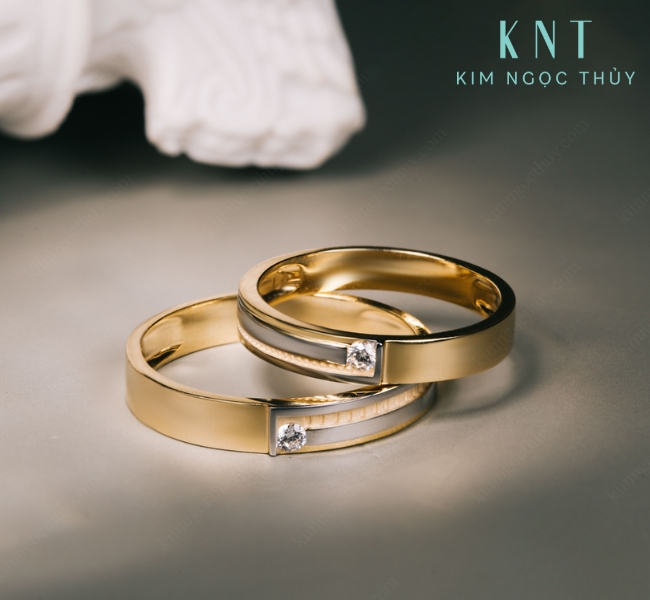 Nhân cưới vàng tây K21 có vẻ đẹp tinh tế và thanh lịch