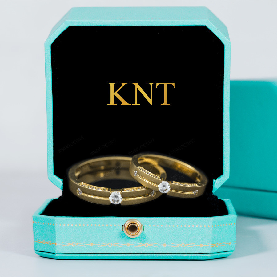 Nhẫn cưới F301 thiết kế đơn giản và tinh tế