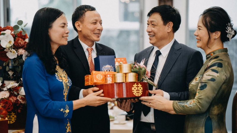 Nghi thức lại quả giữa hai bên gia đình