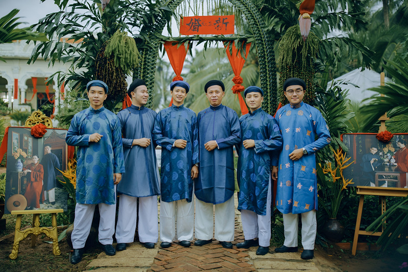 Tận dụng không gian sẵn có tổ chức đám cưới.