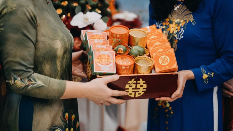 Nghi thức lại quả giữa hai bên gia đình